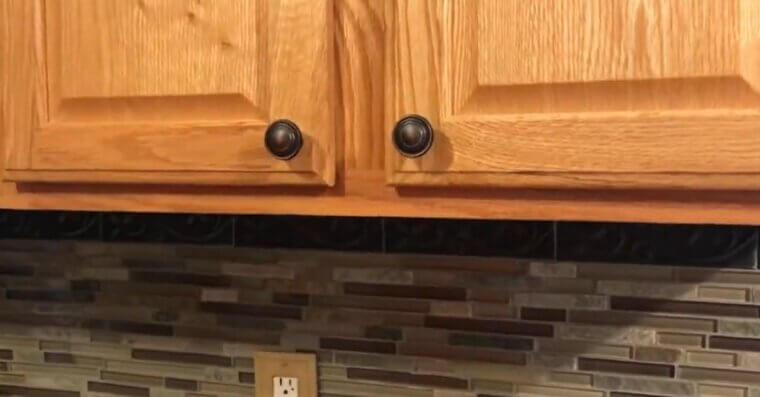 Stick-On Cabinet Hardware