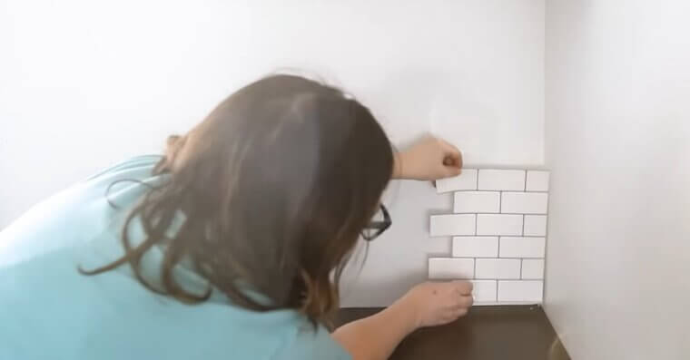 Peel-And-Stick Backsplash Tiles