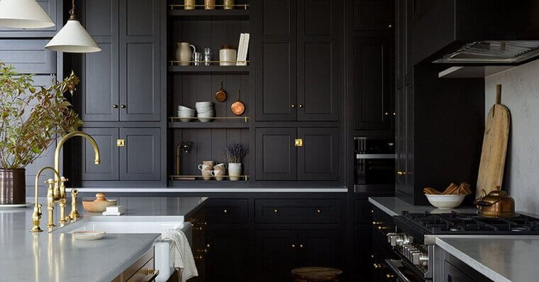 Dark Cabinet Paint Colors