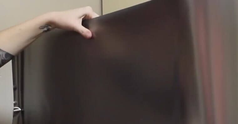 Stainless Steel Contact Paper on Appliances