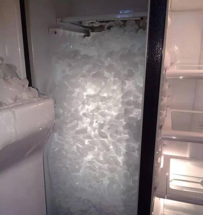 Someone Forgot To Put The Ice Tray Back