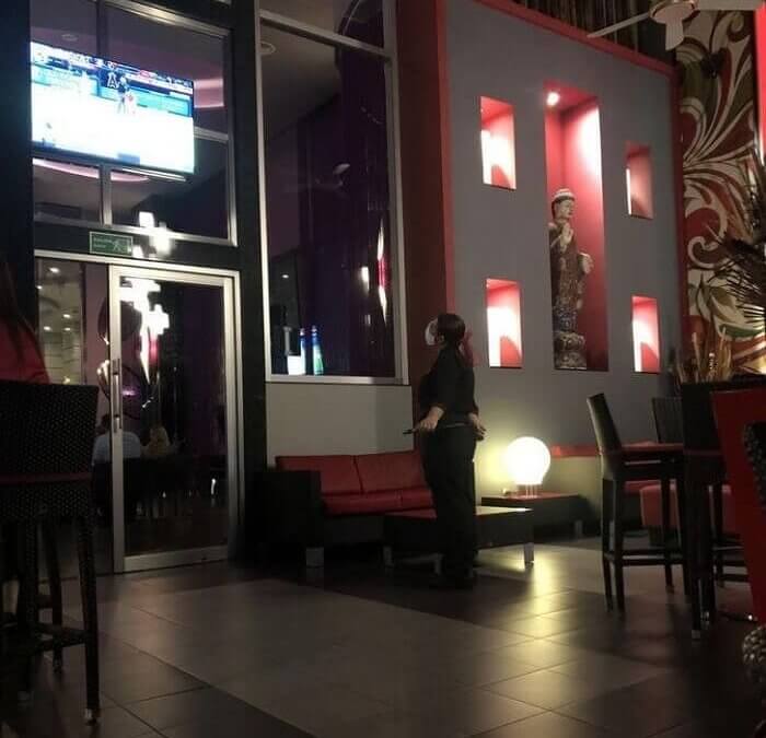 When The Waitress Is Really Into The Game