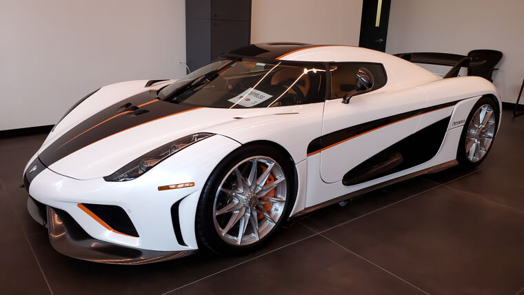 #10. Koenigsegg Regera 2021 ($3.7 Million)