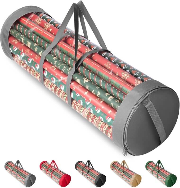 Christmas Wrap Organizer - Keep Your Holiday Tidy - Now 22% Off!