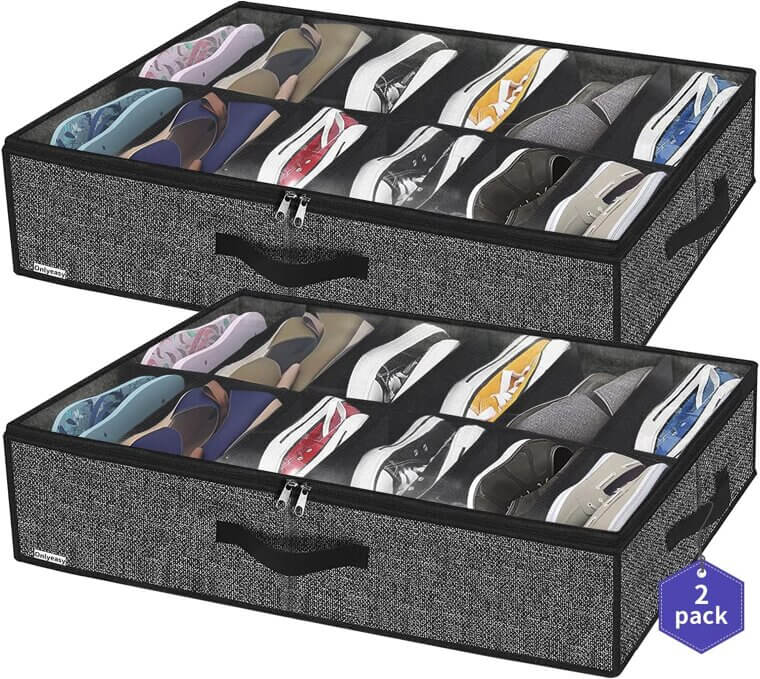 Onlyeasy Shoe Organizer - Store Up to 24 Pairs! - Don’t Miss the 24% Discount!