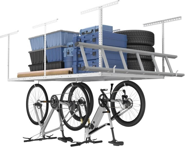 FLEXIMOUNTS Garage Rack - Maximize Your Space with Adjustable Storage - Don’t Miss the 39% Discount!