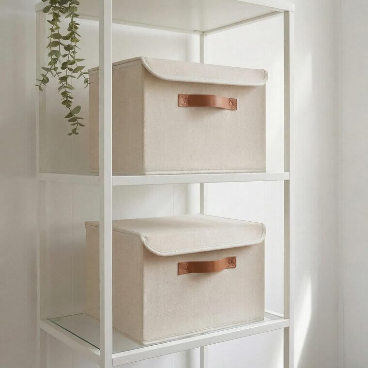ZICOTO Linen Storage Boxes - Stylish & Versatile Organizers for Your Home - Enjoy 10% Off!