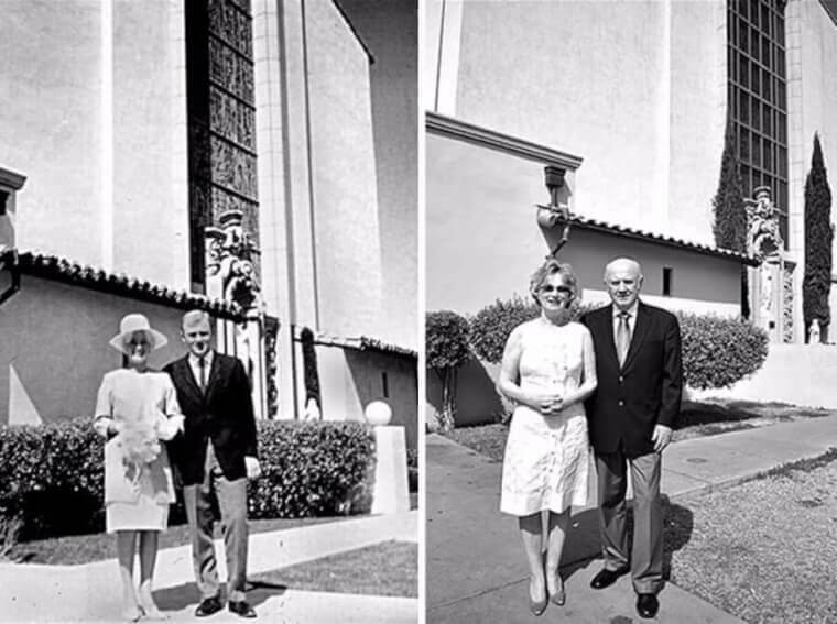 Kids Recreating Only Wedding Photo of Their Parents