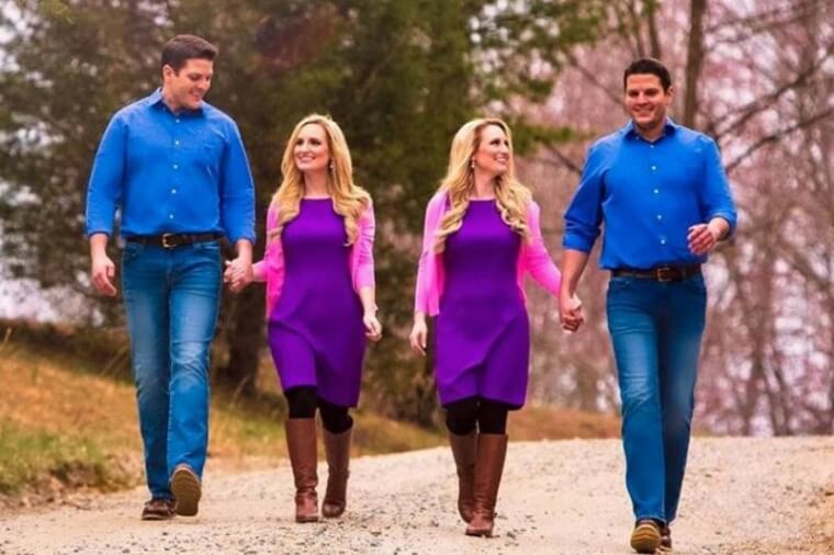 Twinning On Their Honeymoon