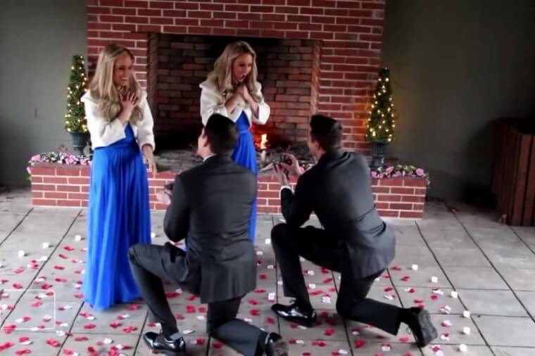 Double Proposals, Double The Romance