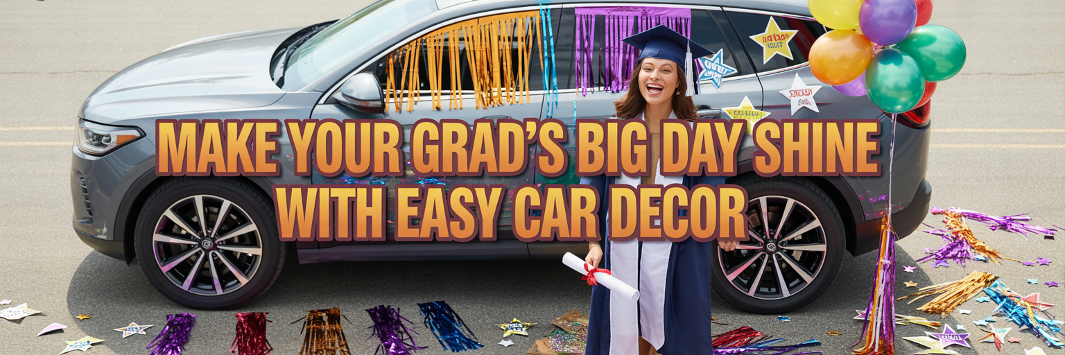 Make Your Grad's Big Day Shine With Easy Car Decor
