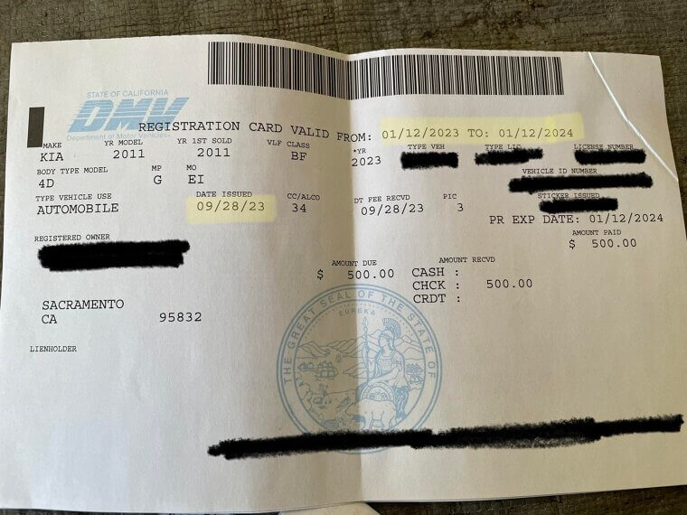 Title and Registration