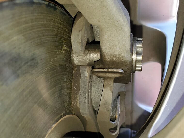 Inspecting Brake Pads and Rotors