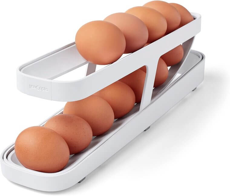 YouCopia Egg Dispenser - Space-Saving Rolling Organizer - 25% Off!