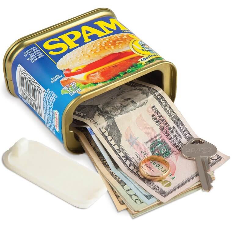 BigMouth Fake SPAM Can Safe - Perfect Gag Gift & Secret Storage - Enjoy 20% Off!
