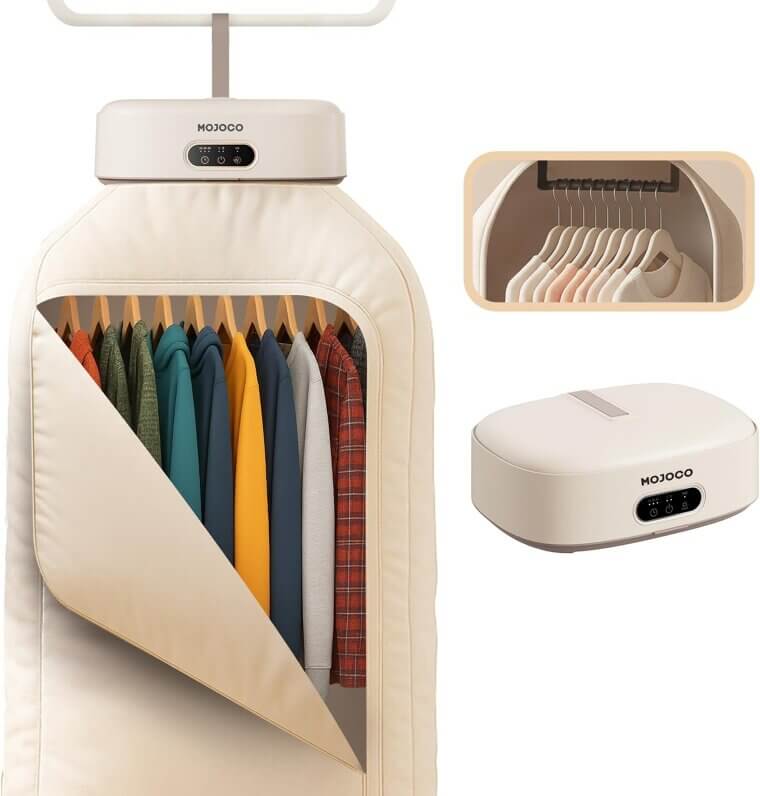 MOJOCO Portable Clothes Dryer - Compact, Quiet, Fast Drying for On-the-Go! - Now 15% Off!
