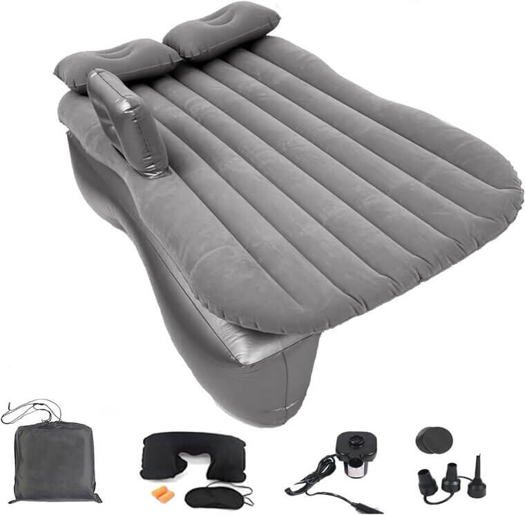 Inflatable Car Mattress - Ultimate Comfort for Travel Adventures - Enjoy 15% Off!