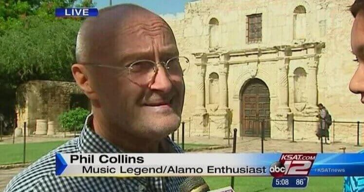 Phil Collins, Genesis, Alamo Artifacts, $15 Million