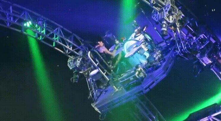 Tommy Lee, Motley Crue, Rollercoaster Drum Kit, $500,000
