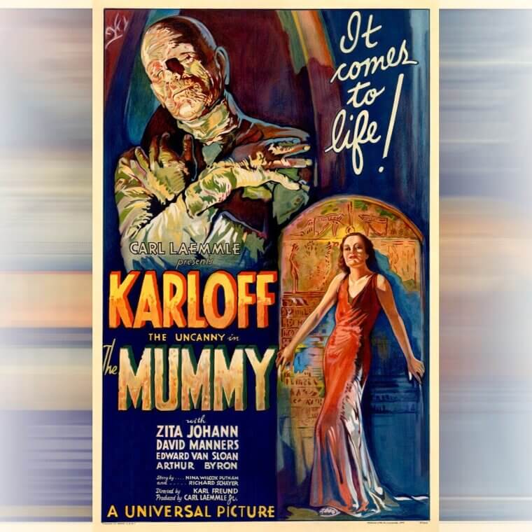 Kirk Hammett, Metallica, Boris Karloff The Mummy Poster, $1 Million