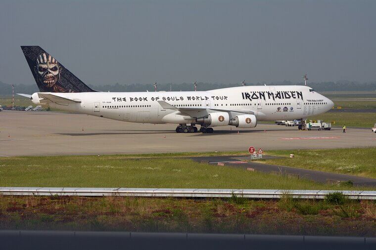 Bruce Dickinson, Iron Maiden, Boeing 757, $Varies