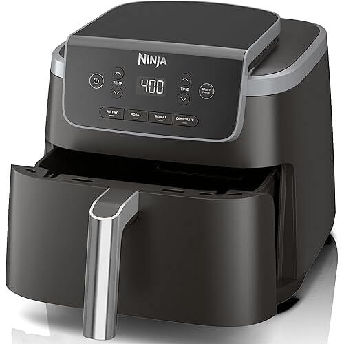 Powerful Ninja Air Fryer that Crisps Up to 4lbs Perfectly. 