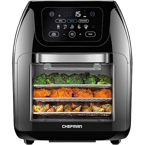 Versatile Chefman Digital Air Fryer that Does It All for Your Family. 
