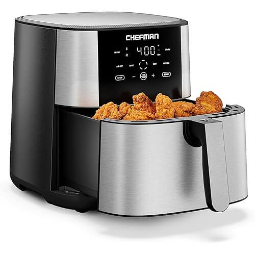 Powerful Chefman 8Qt Air Fryer that Delivers Restaurant-Quality Crispiness. Now 33% Off!