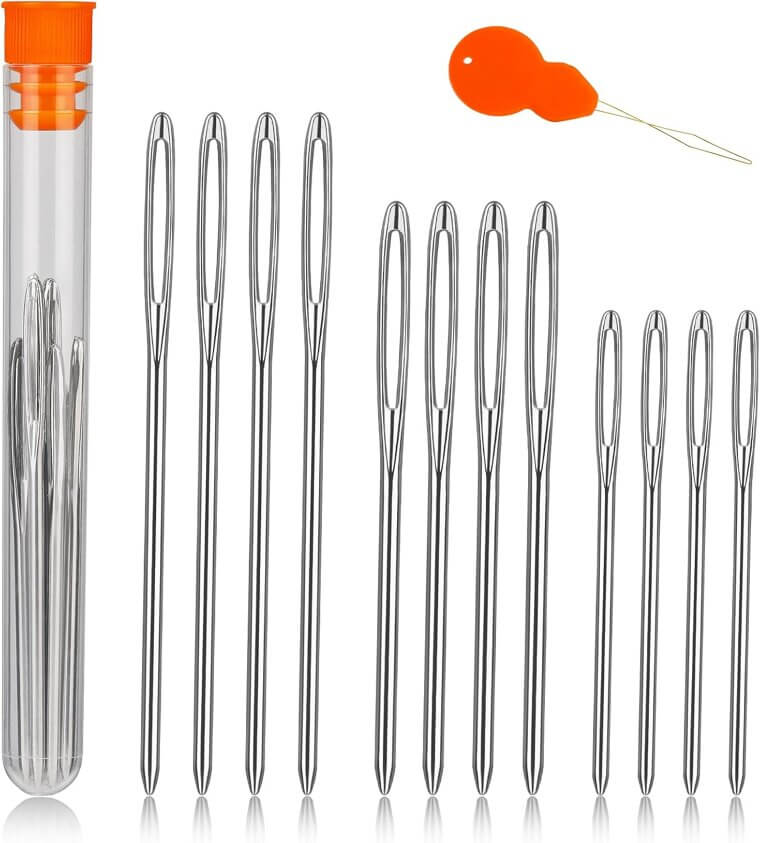 TLKKUE Blunt Needles Set - Perfect for Sewing and Knitting - Don’t Miss the 25% Discount!