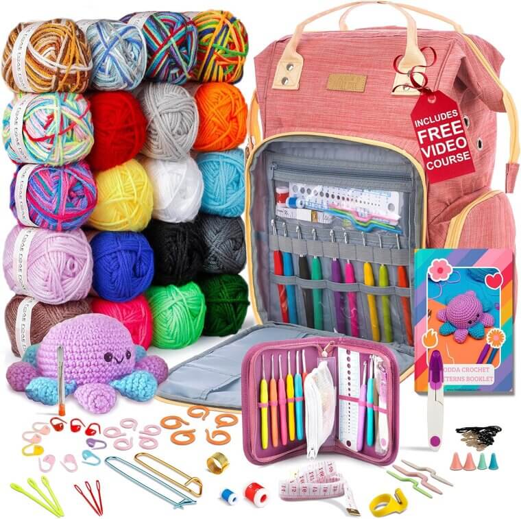 MODDA Crochet Kit - Perfect for Beginners and Kids!