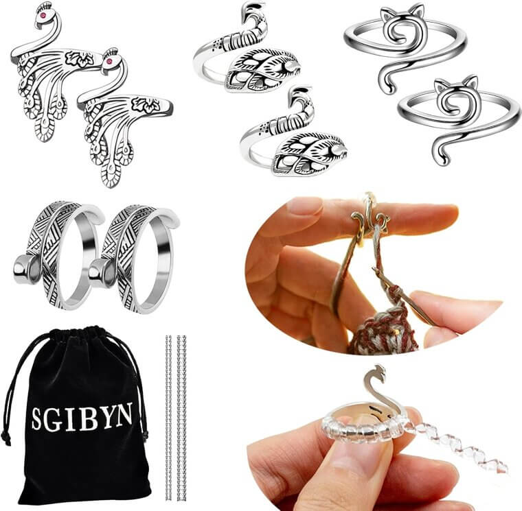 Adjustable Crochet Rings - Perfect Tension for Crocheting! - Don’t Miss the 15% Discount!