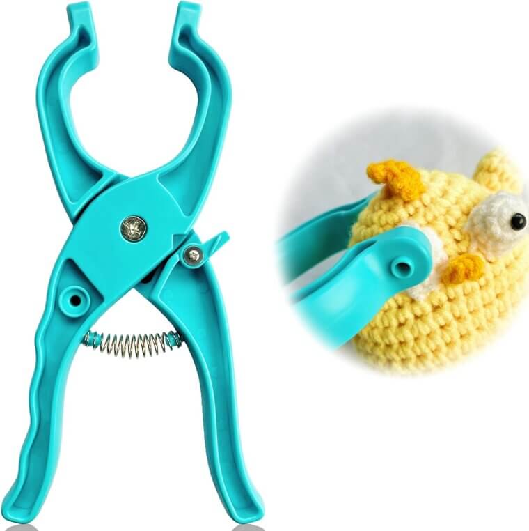 SPMKTQK Safety Eye Tool - Easy Doll Eye Installation for Crocheters - Enjoy 36% Off!