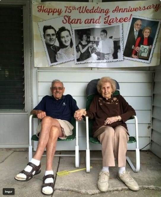 Célébrons 75 ans d'amour réciproque