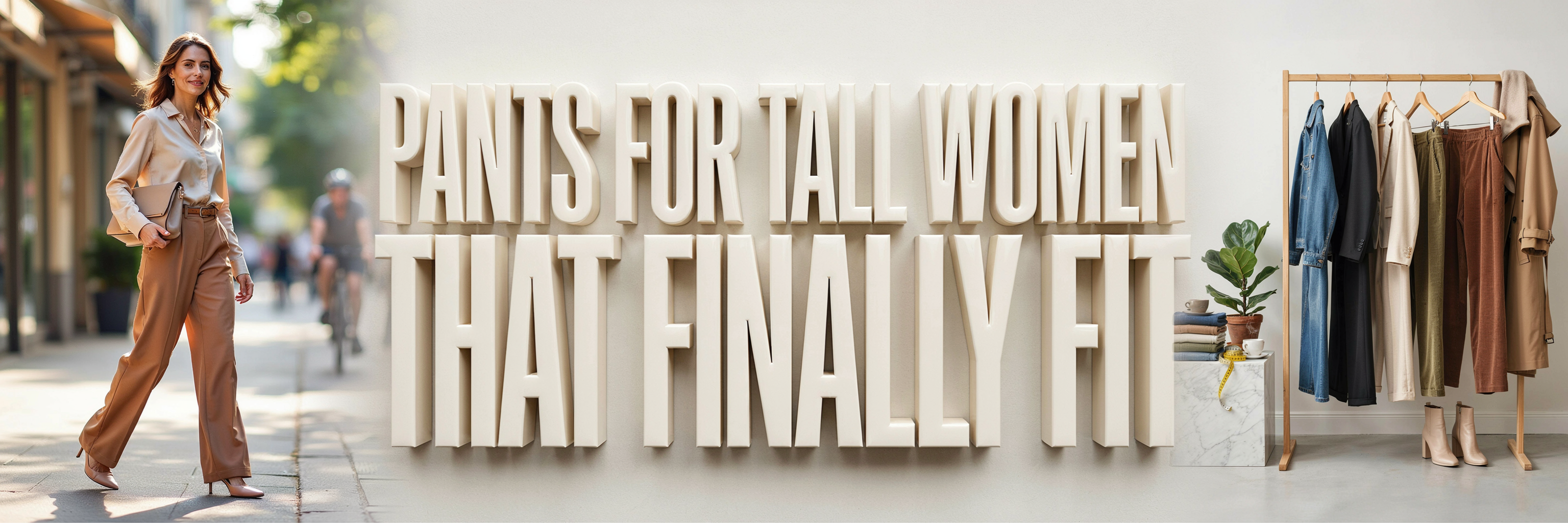 Pants for Tall Women That Finally Hit Where They’re Supposed To