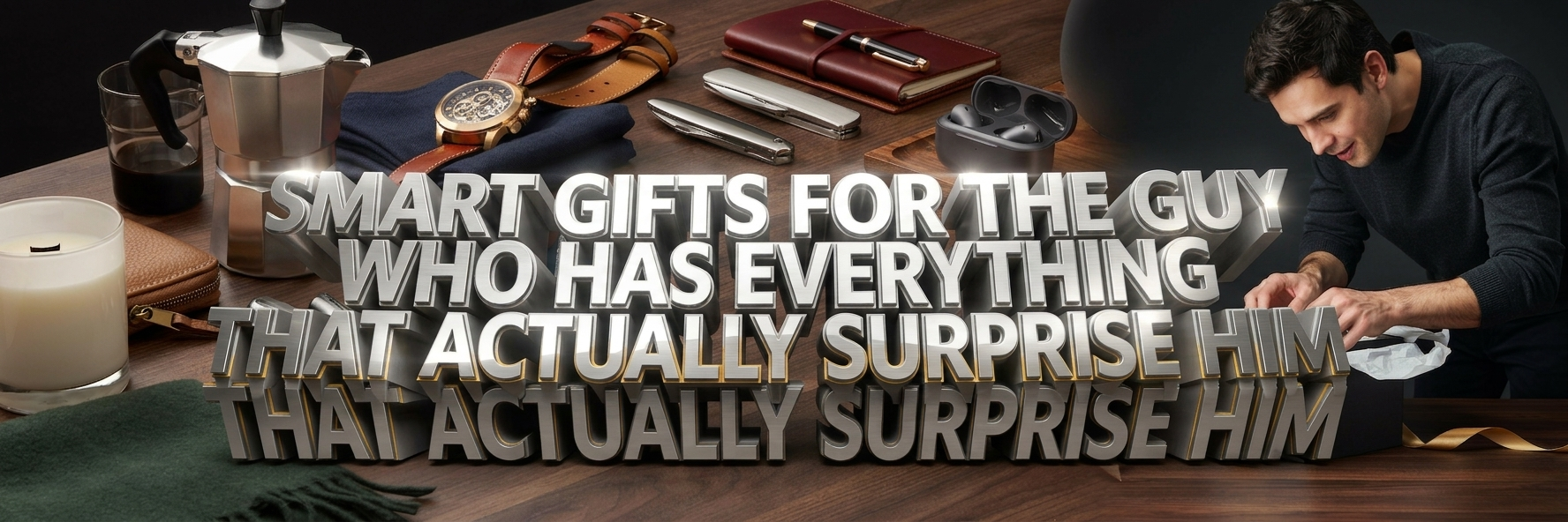 For the Guy Who Swears He Already Has Everything