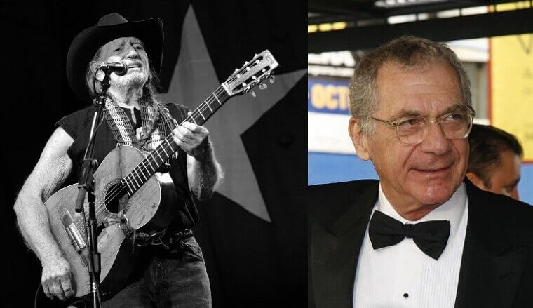 Sydney Pollack Prompts Willie Nelson's "On The Road Again" On Sick Bag