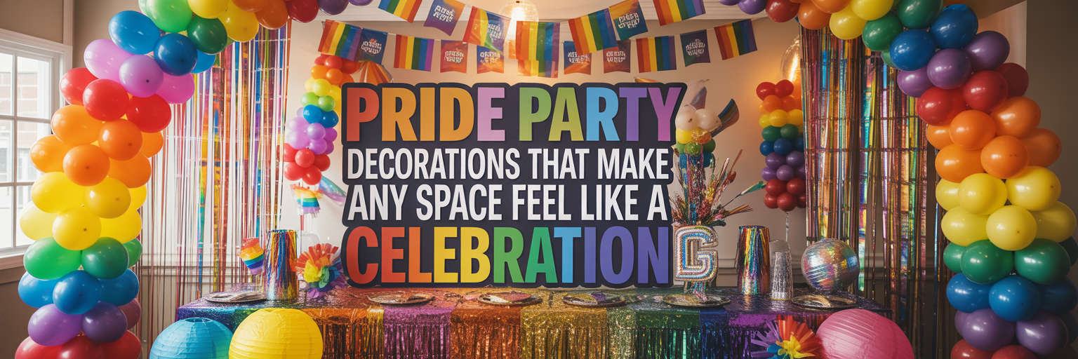 Pride Party Decorations That Make Any Space Feel Like a Celebration