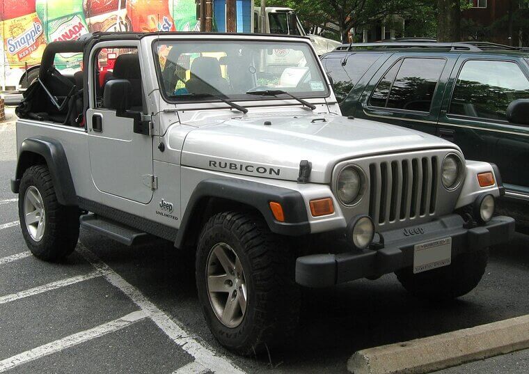 12. Jeep Wrangler TJ Rubicon (2003–2006)
