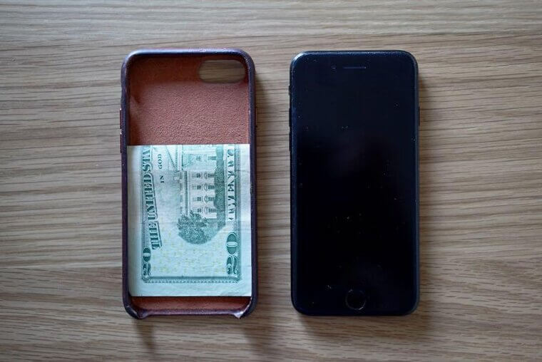 Hide Emergency Cash Behind Your Phone Case