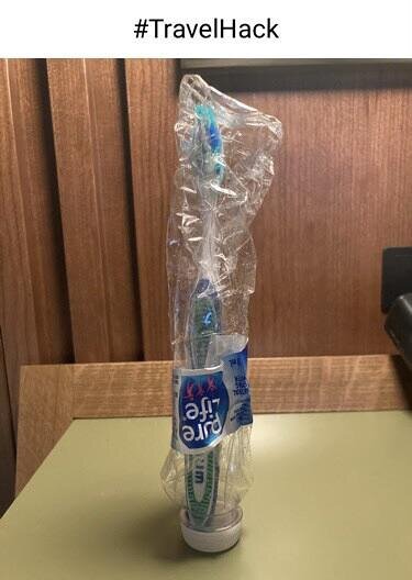 Use A Plastic Bottle To Pack Your Toothbrush While Traveling