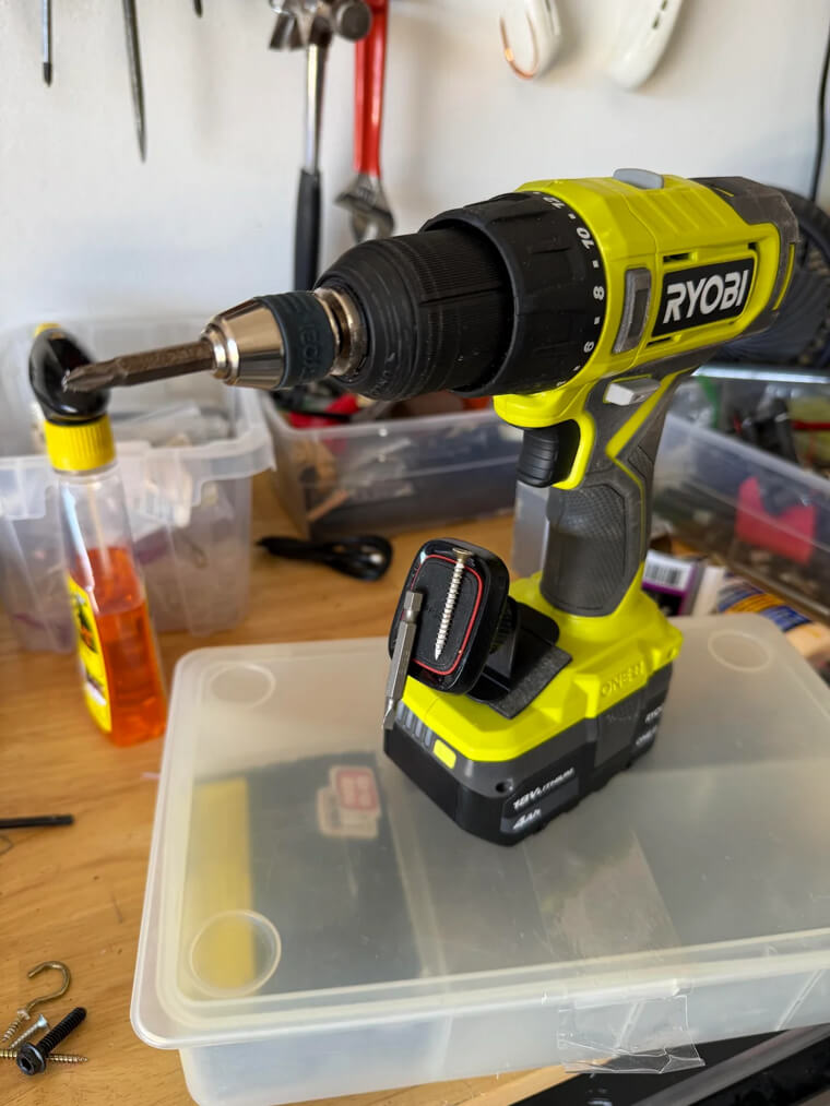 Attach A Magnetic Holder To Keep Screws Within Reach