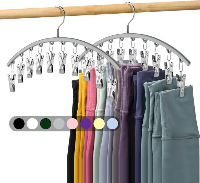 Volnamal Legging Organizer - Maximize Closet Space with Ease - Now 37% Off!