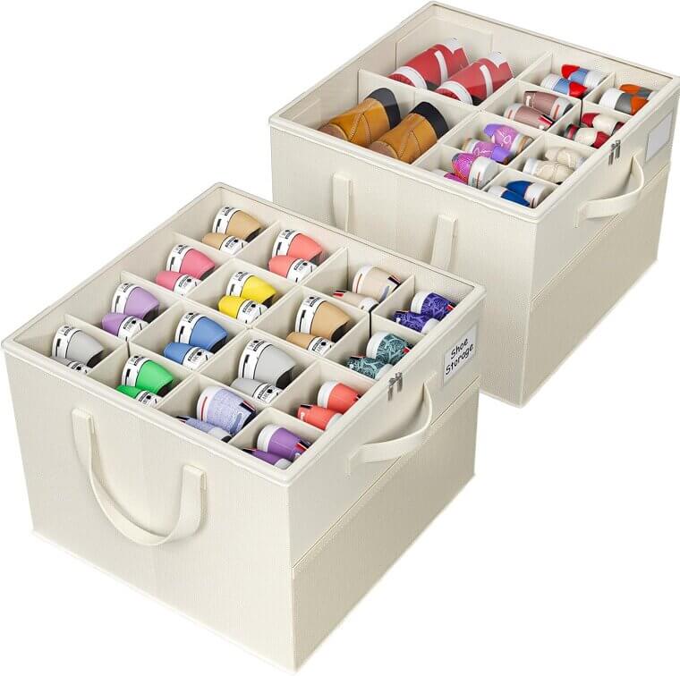 NestOrganix Shoe Organizer - Maximize Closet Space with Style - Now 38% Off!