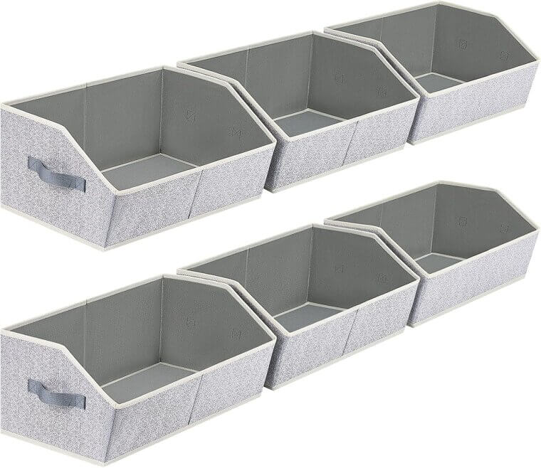 Homsorout Fabric Bins for Easy Home Organization - Lightweight & Stylish - Enjoy 45% Off!