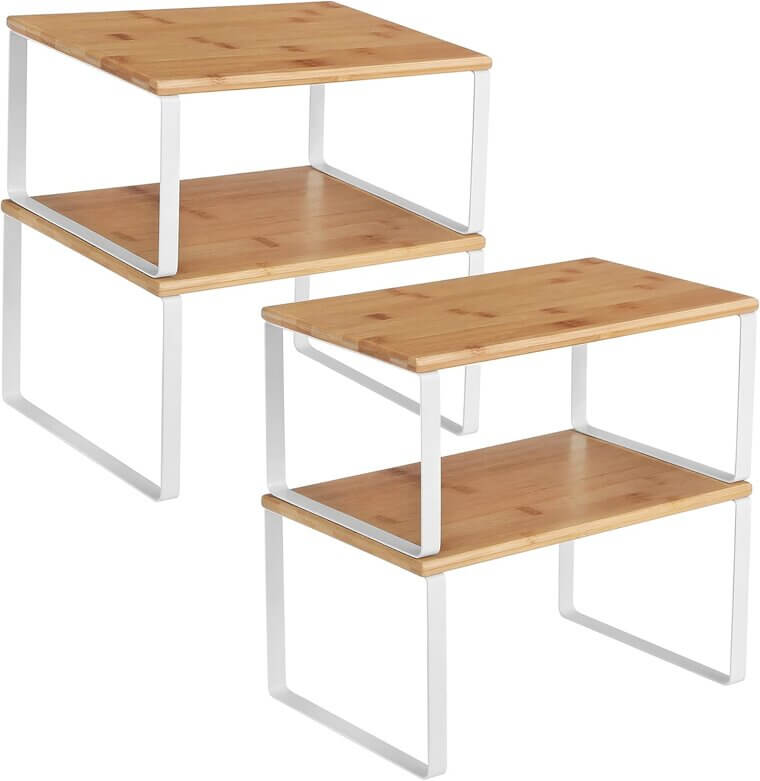 SONGMICS Kitchen Organizer - Stackable Shelves for Efficient Storage - Now 20% Off!