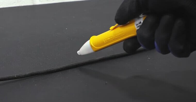 Using a Non-Contact Voltage Tester Incorrectly