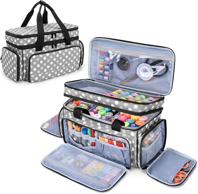 Luxja Sewing Organizer - Perfect for Your Crafting Needs! 