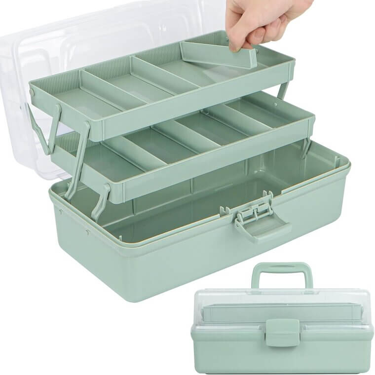 Craft Organizer Box - Versatile Storage Solution for Creative Minds - Now 25% Off!