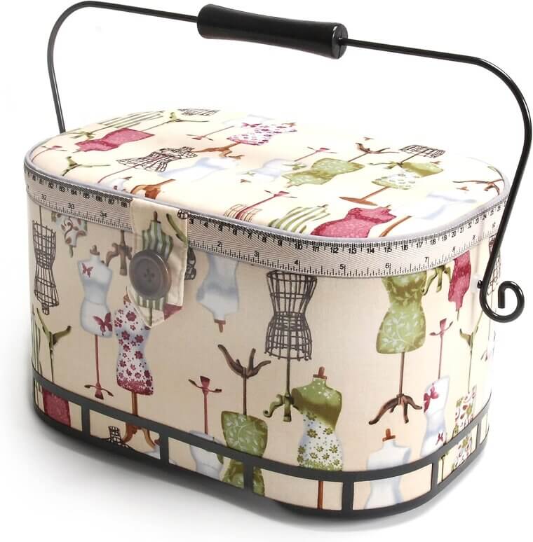 Dritz Sewing Basket - Stylish Storage for Your Supplies 