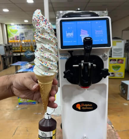 9. Ice Cream From Machines